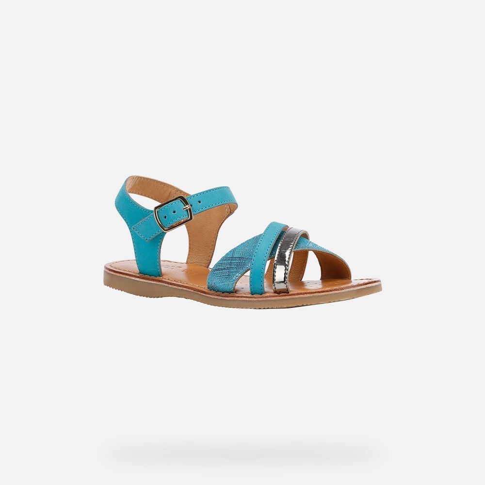 Sandalias Geox Menina Turquesa - Eolie - JQCPD5791